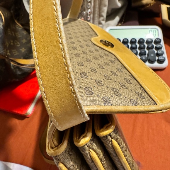 Gucci Patterned Tan and Yellow Women's Bag - Picture 12 of 13